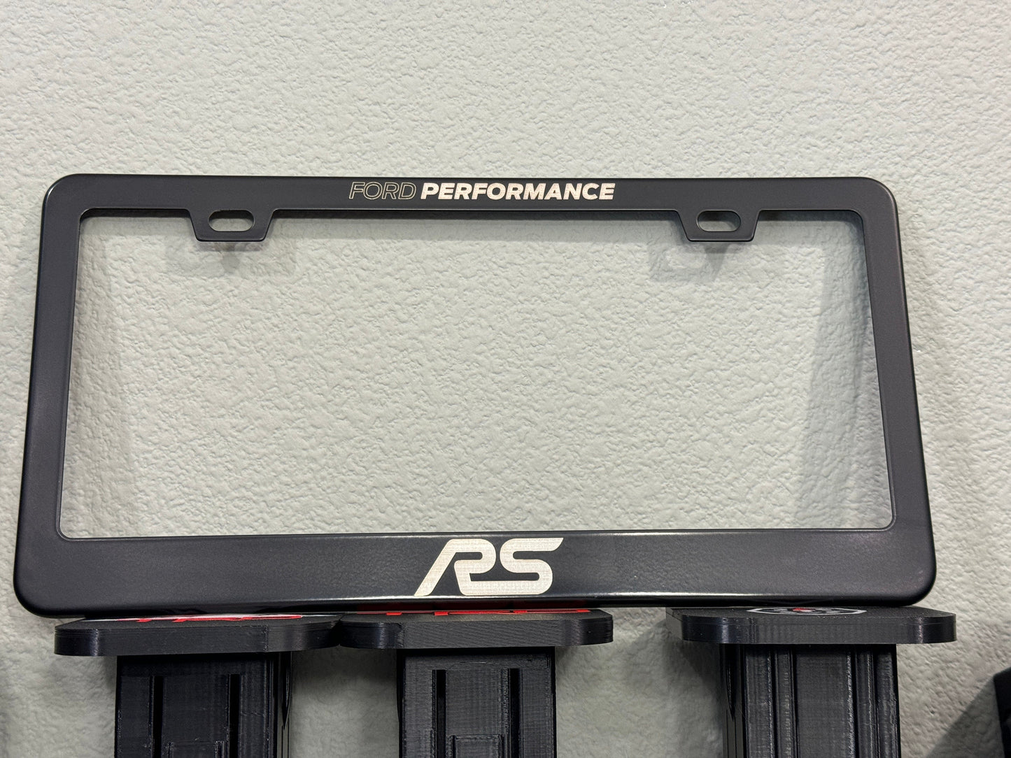 For the Ford Focus RS Laser Engraved License Plate Frame