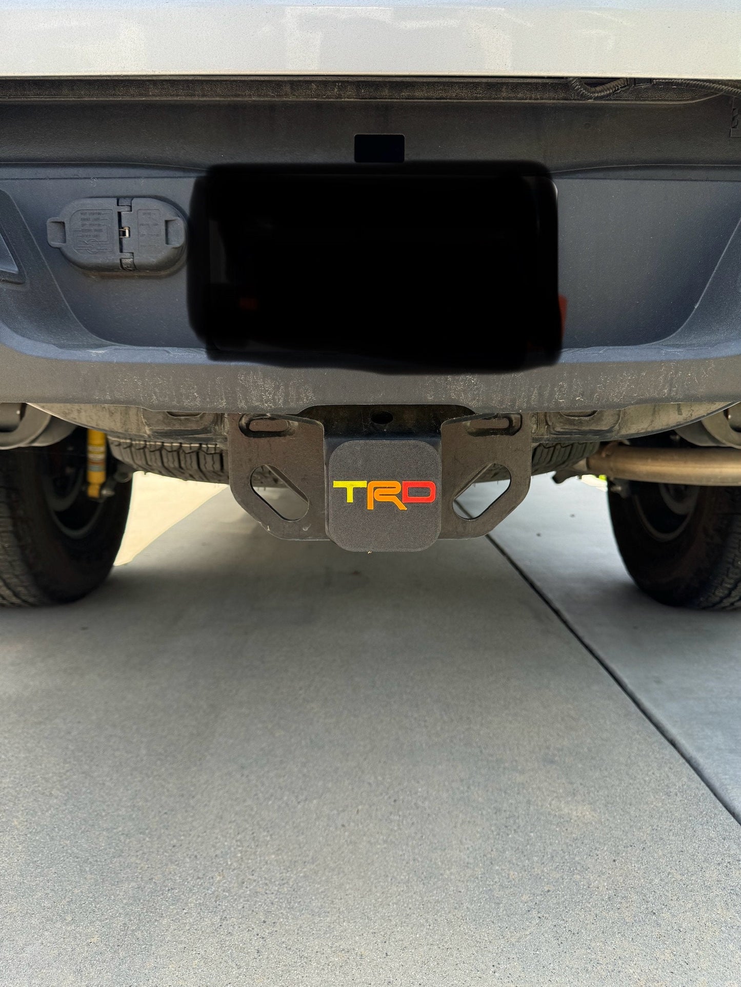 TRD Moab Utah Topography 2 Inch Tow Hitch Cover - 4Runner - Tundra - Sequoia - Tacoma - FJ