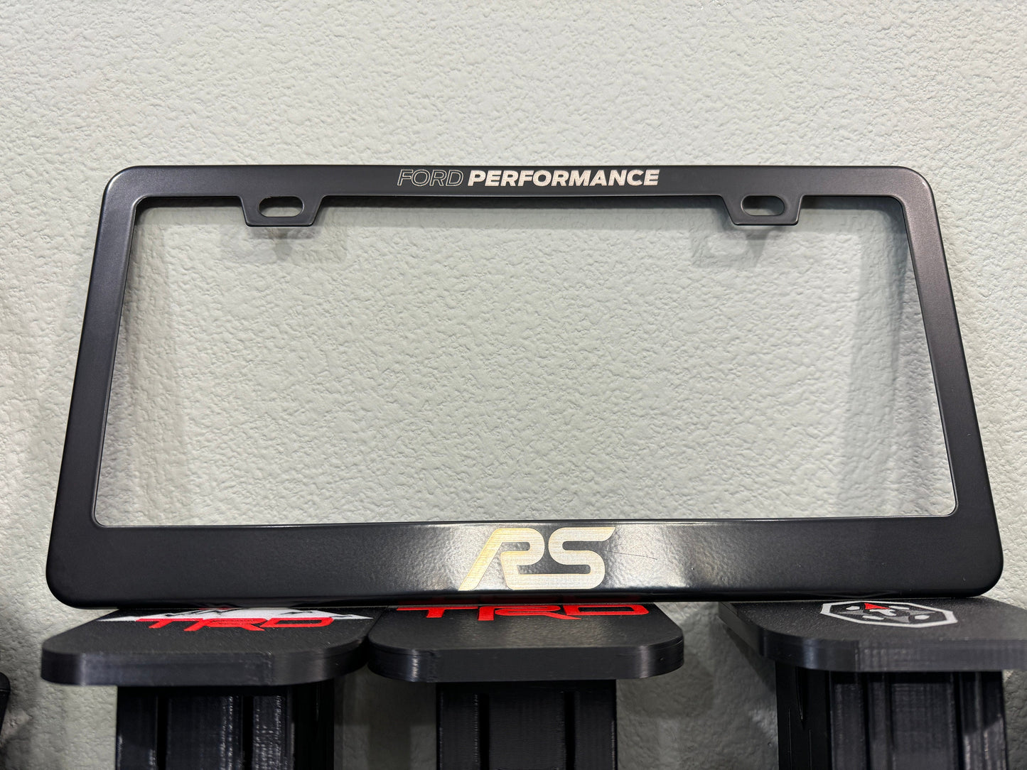 For the Ford Focus RS Laser Engraved License Plate Frame