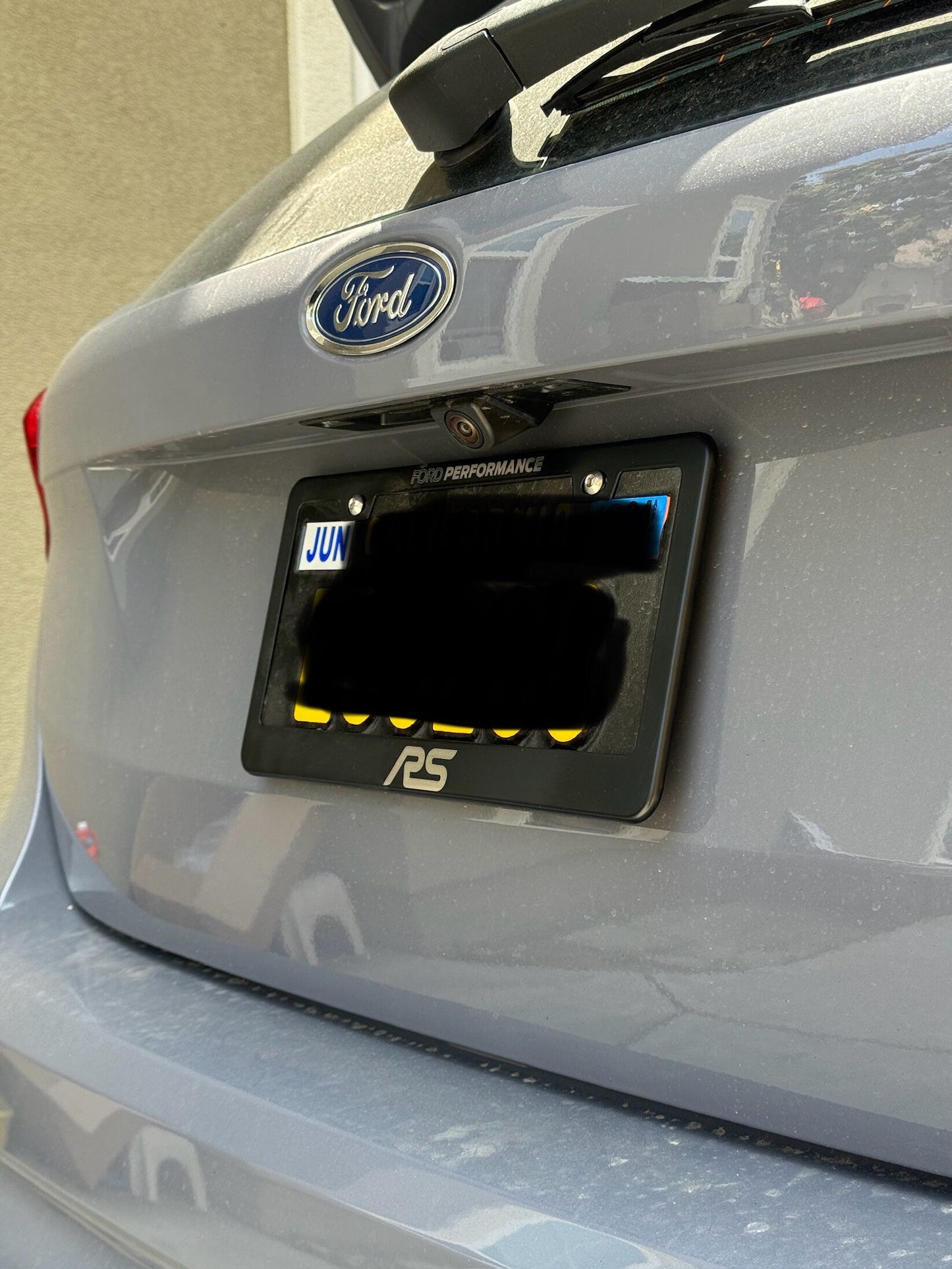 For the Ford Focus RS Laser Engraved License Plate Frame