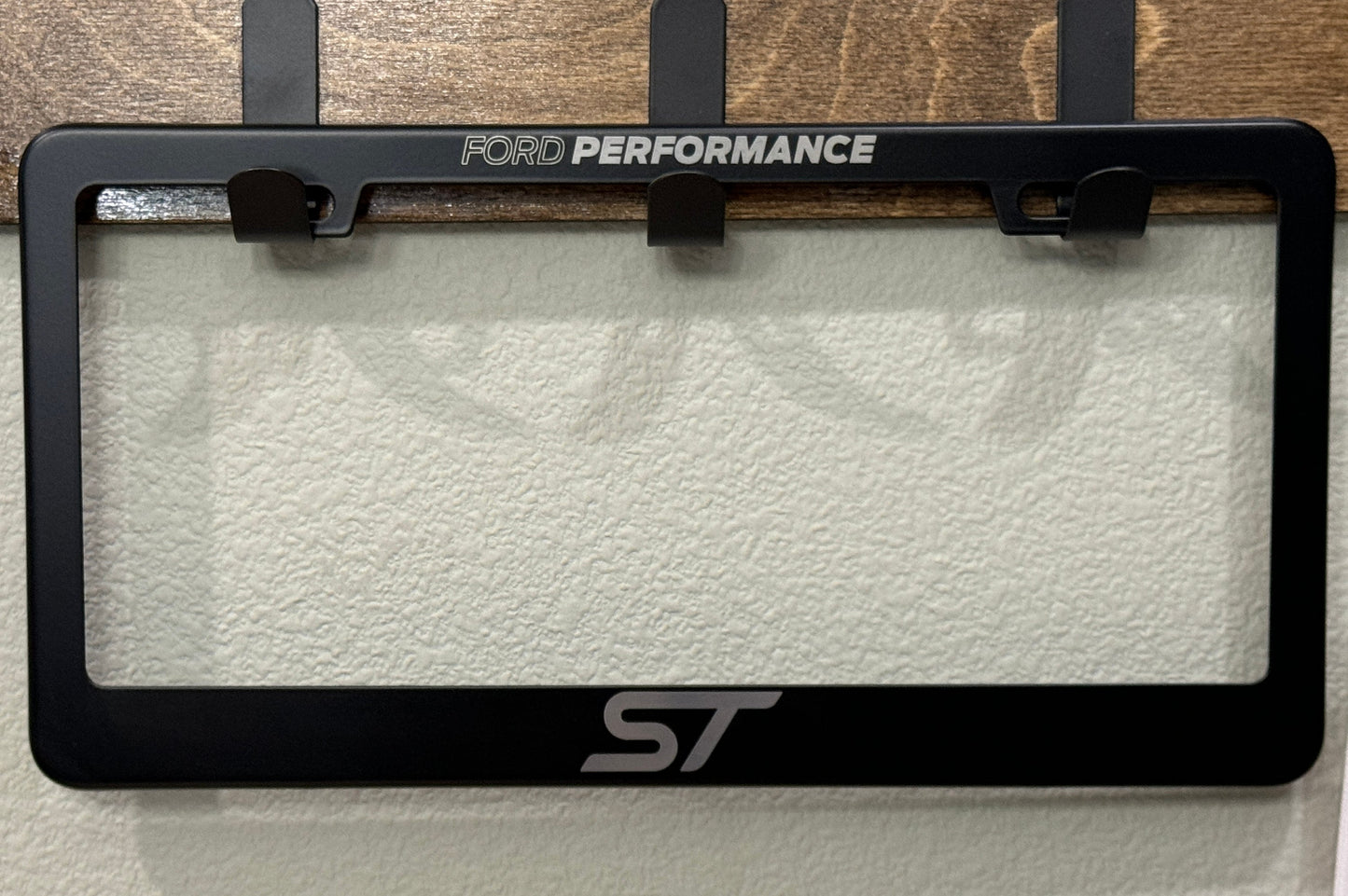 For the Explorer / Focus / Fiesta / Edge ST Laser Engraved License Plate Frame - Ford Performance