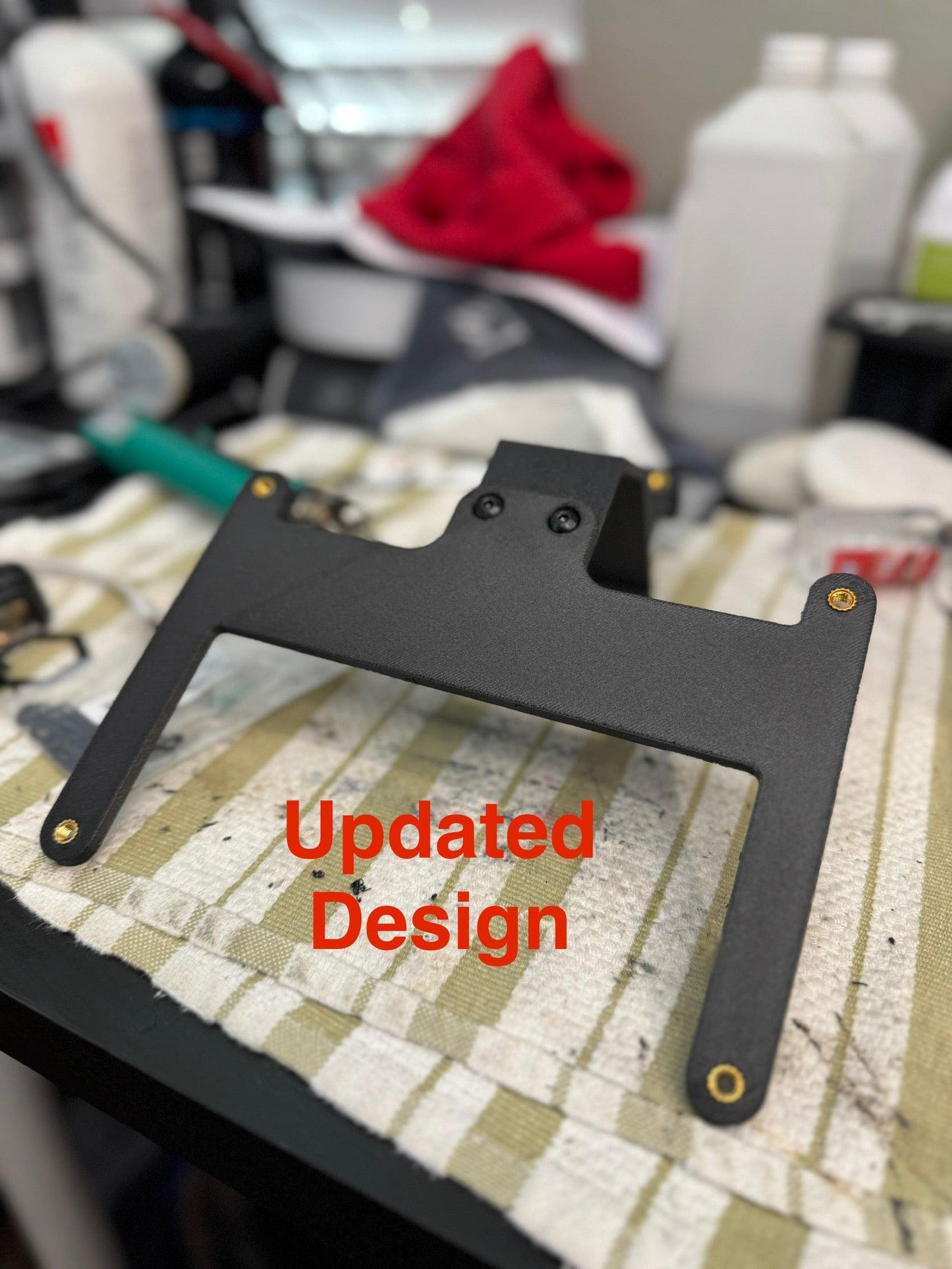 2022-2025 Rivian R1T R1S Front Plate Holder | Heavy-Duty, No-Drill, 3D Printed Bracket with Hardware