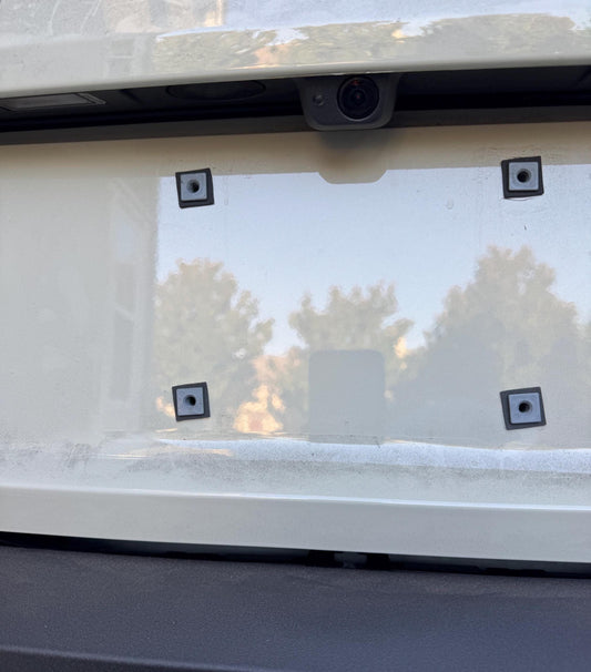Rivian R1T / R1S Rear License Plate Holder (2022–2026) – 3D Printed PPA-CF