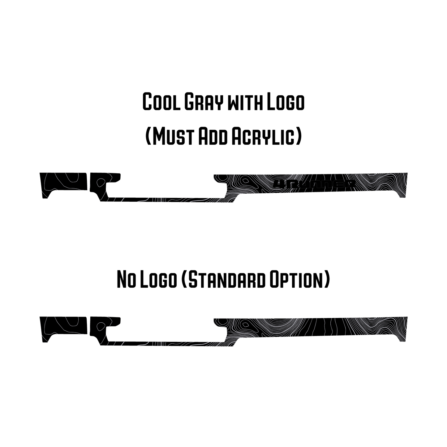 Full Width Topographic Dash Wrap - 2025+ 4Runner