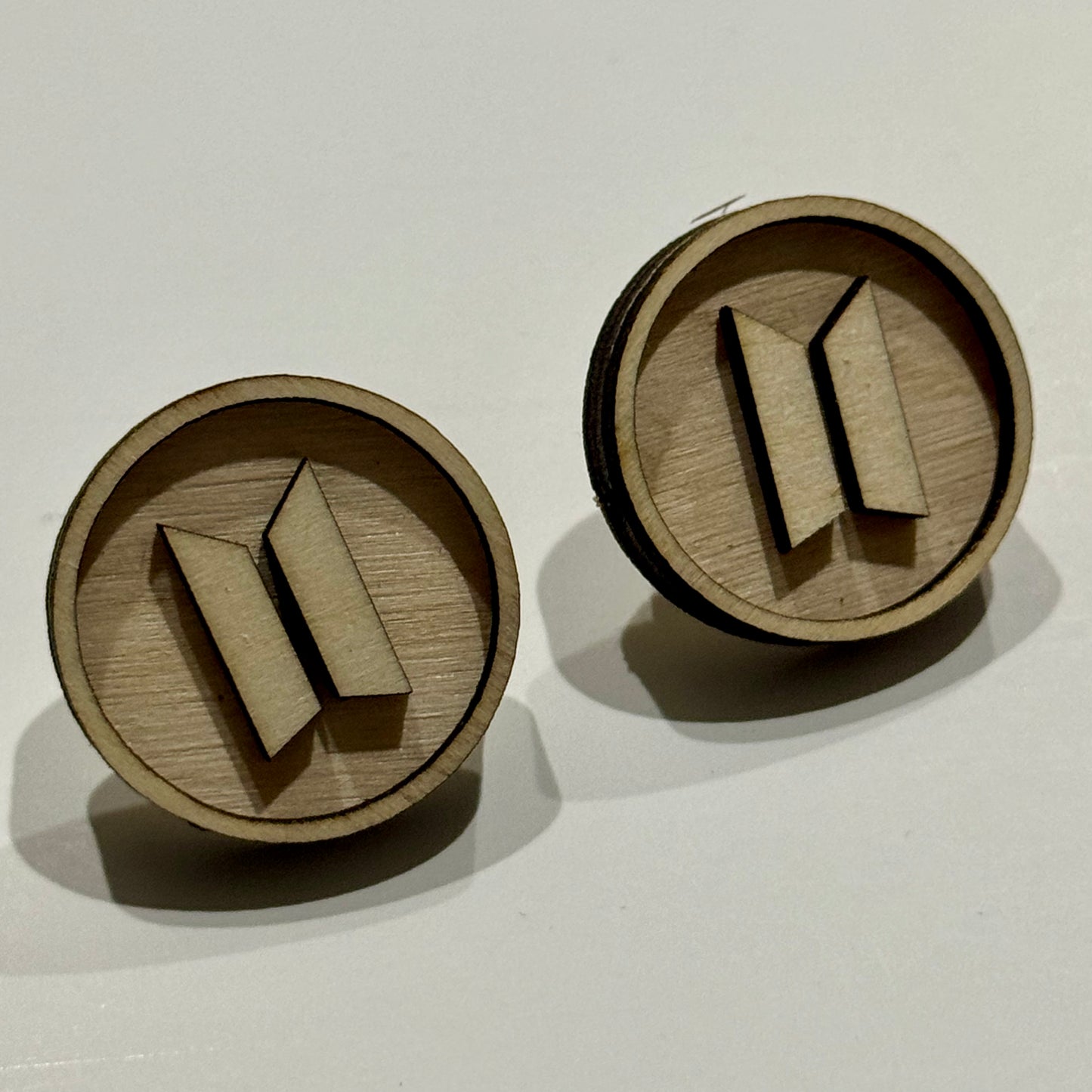 BTS wood pins