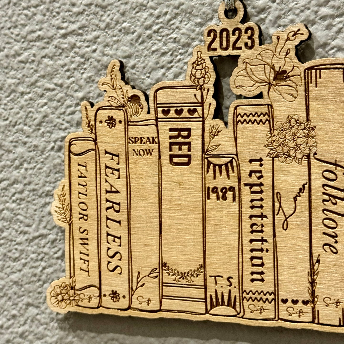 Taylor Swift Eras 2023 Wood Ornament