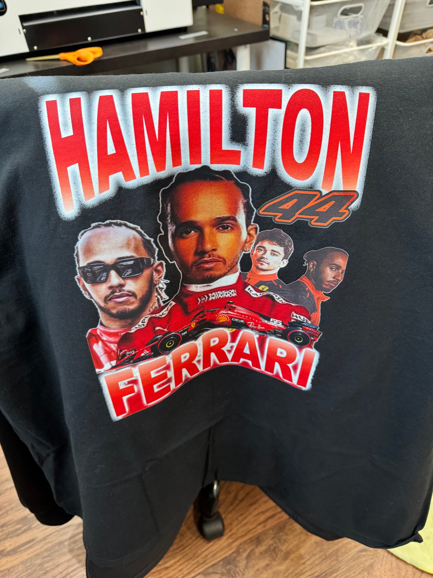 Hamilton Ferrari T Shirt