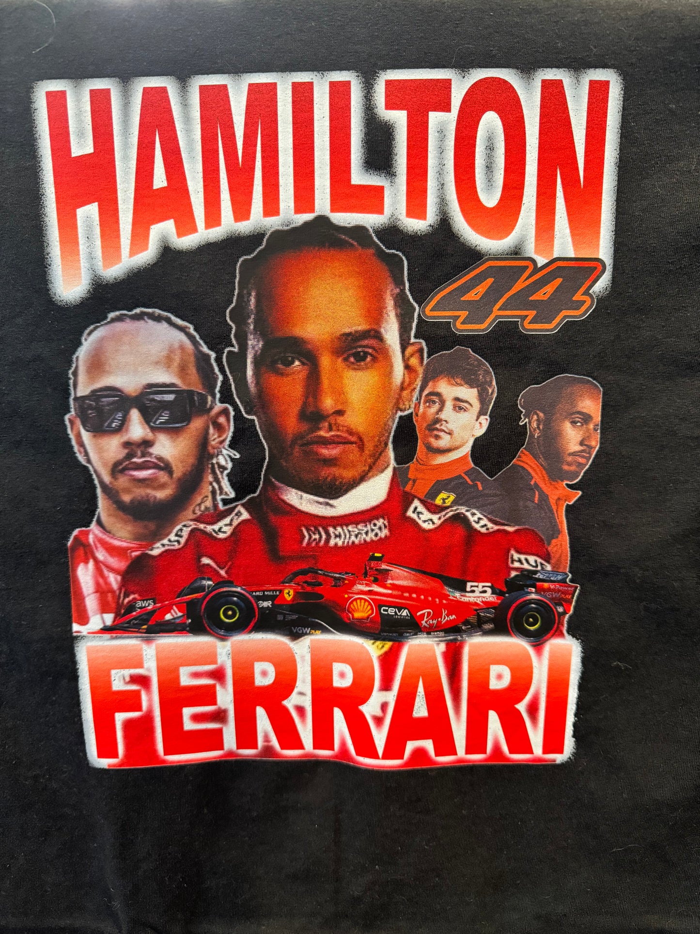 Hamilton Ferrari T Shirt