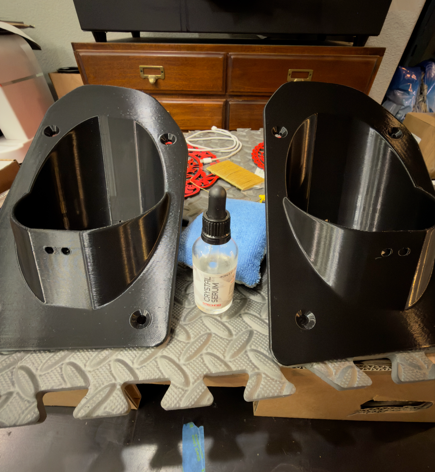 FJ Cruiser Fog Light Mounting Brackets - Bumper Wing Replacement - Off-Road Accessory