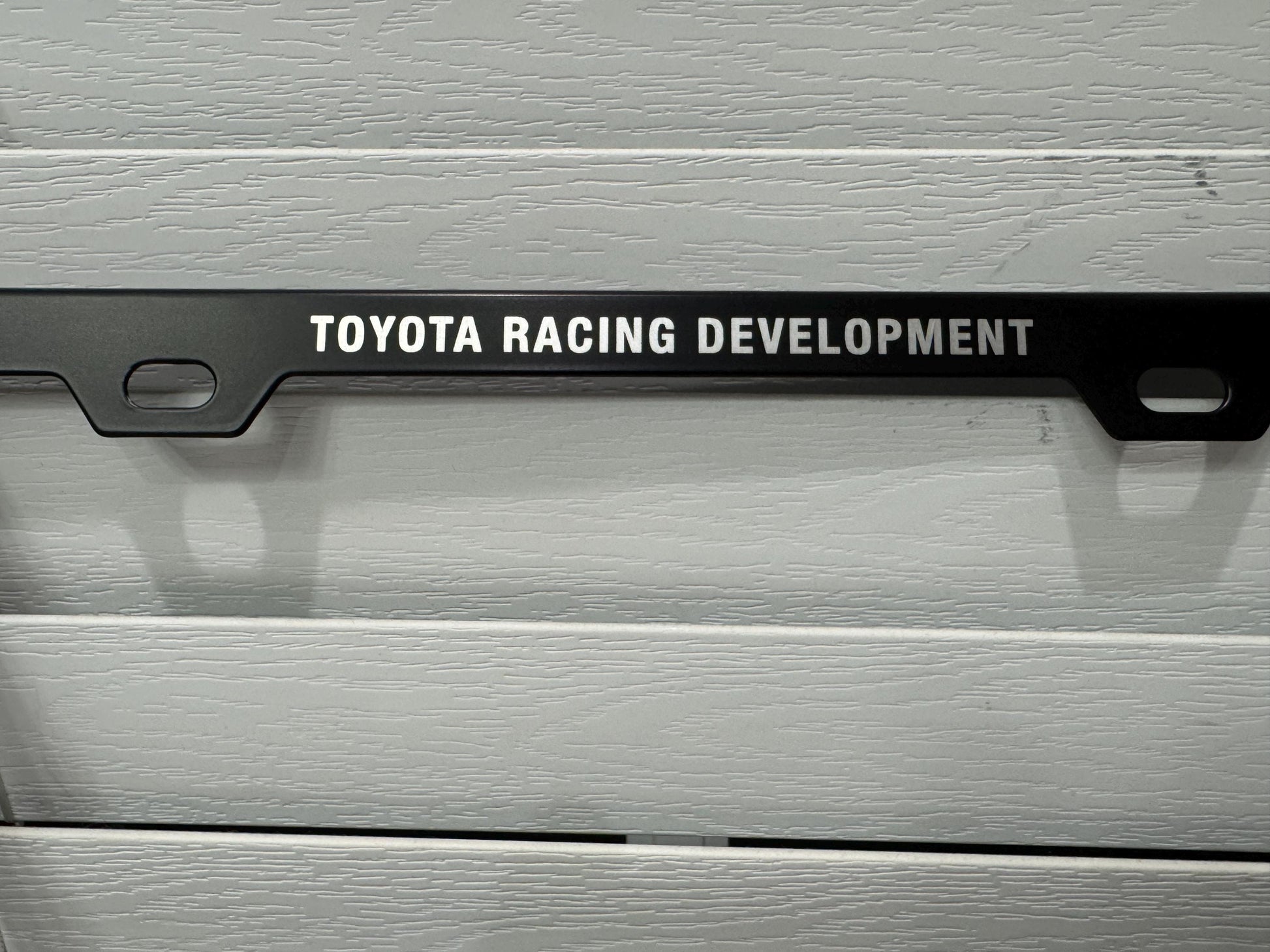 Aluminum Etched License Plate Frame - FOR - 4Runner - Tundra - Sequoia - Tacoma (Does NOT fit 2024+ Tacoma) - FJ