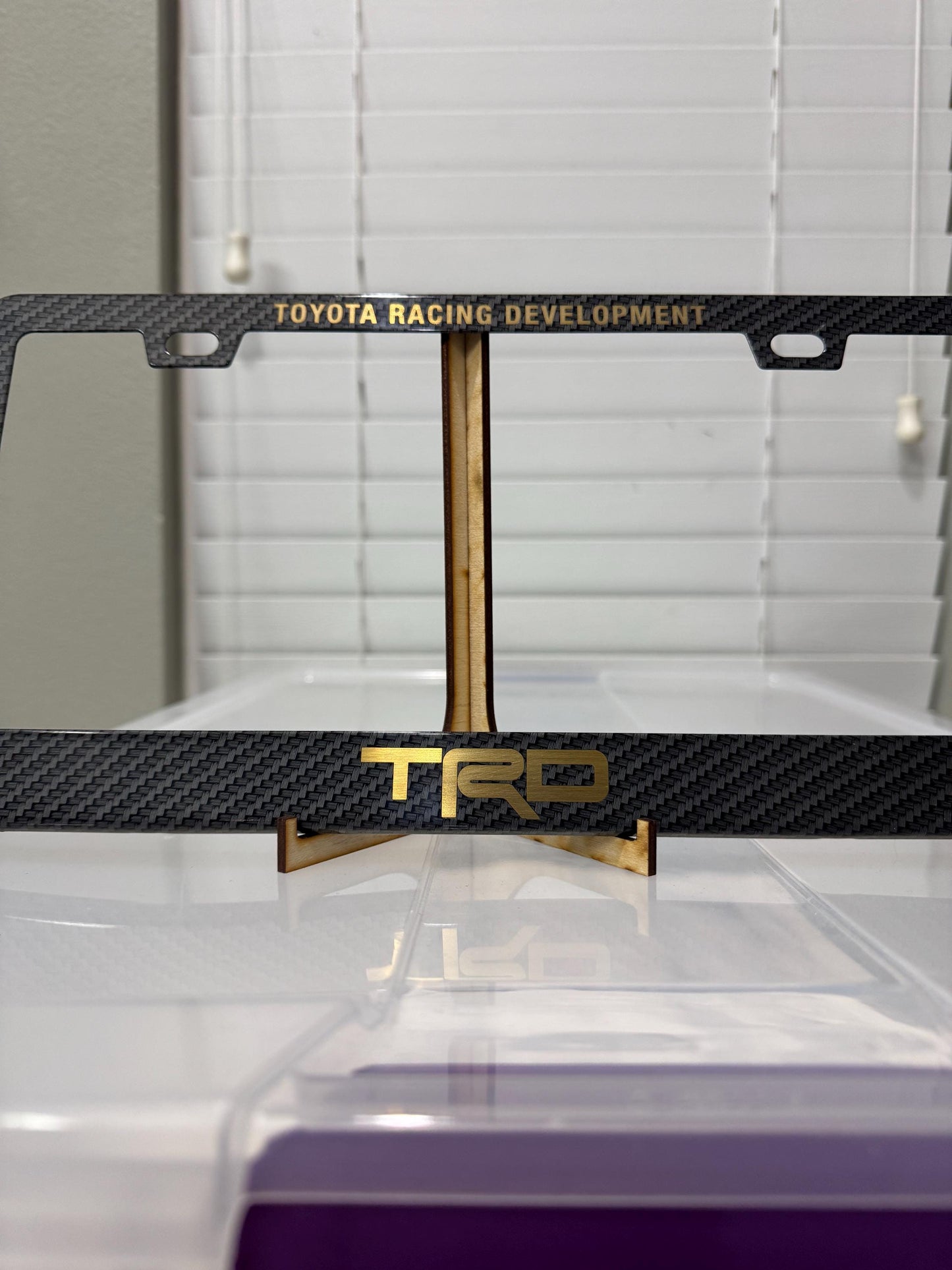 Custom Aluminum Etched License Plate Frame