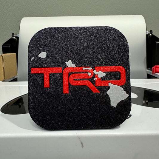 Hawaiian Islands TRD 2 Inch Tow Hitch Cover - 4Runner - Tundra - Sequoia - Tacoma - FJ