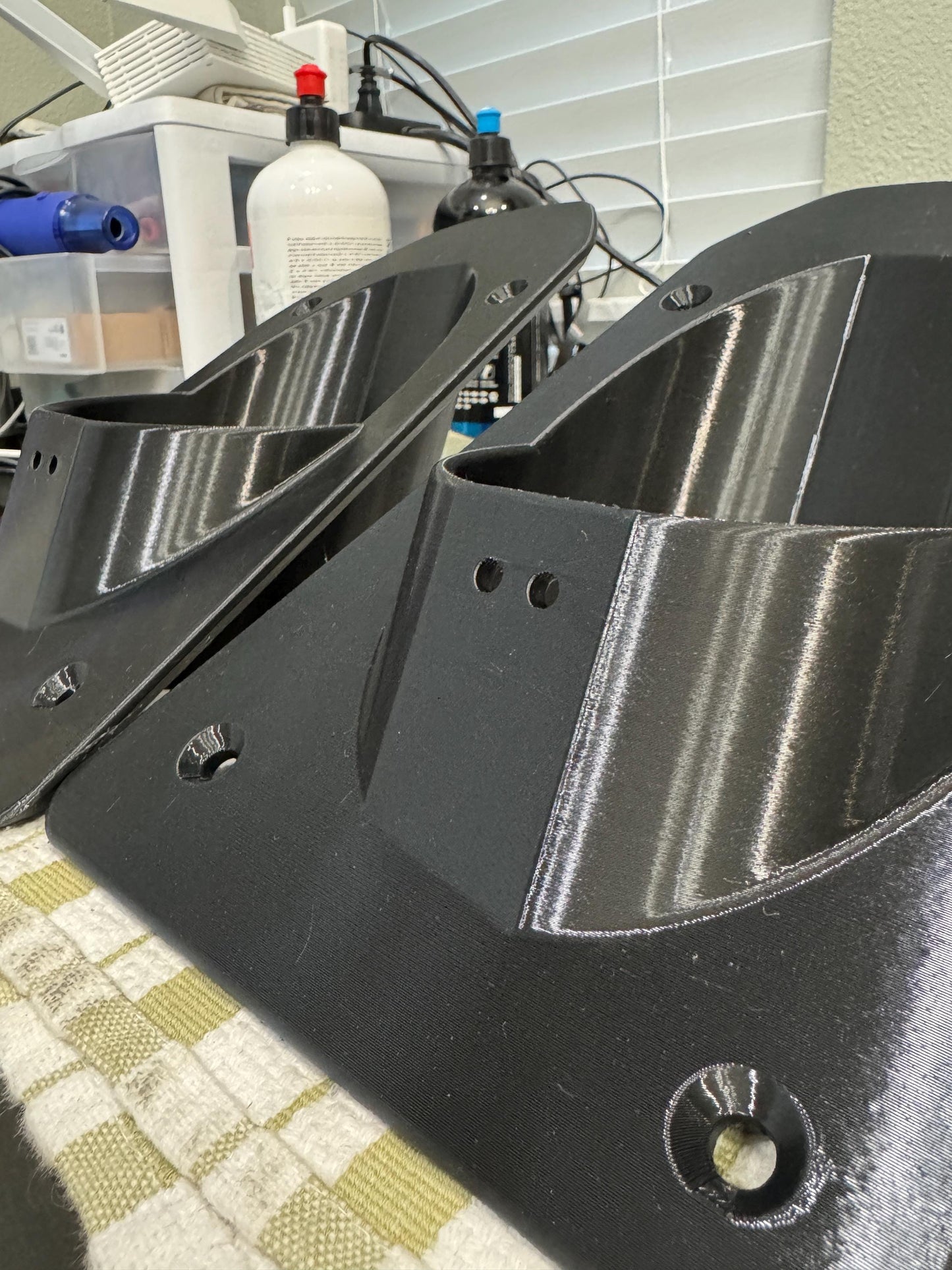 FJ Cruiser Fog Light Mounting Brackets - Bumper Wing Replacement - Off-Road Accessory