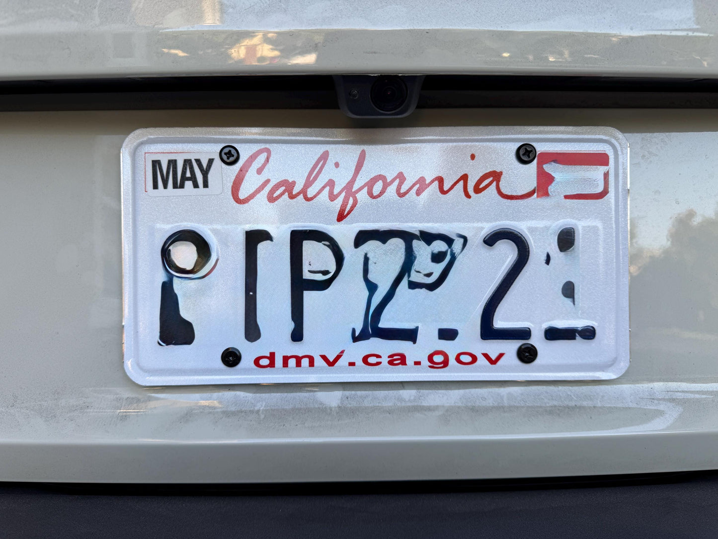 Rivian R1T / R1S Rear License Plate Holder (2022–2026) – 3D Printed PPA-CF