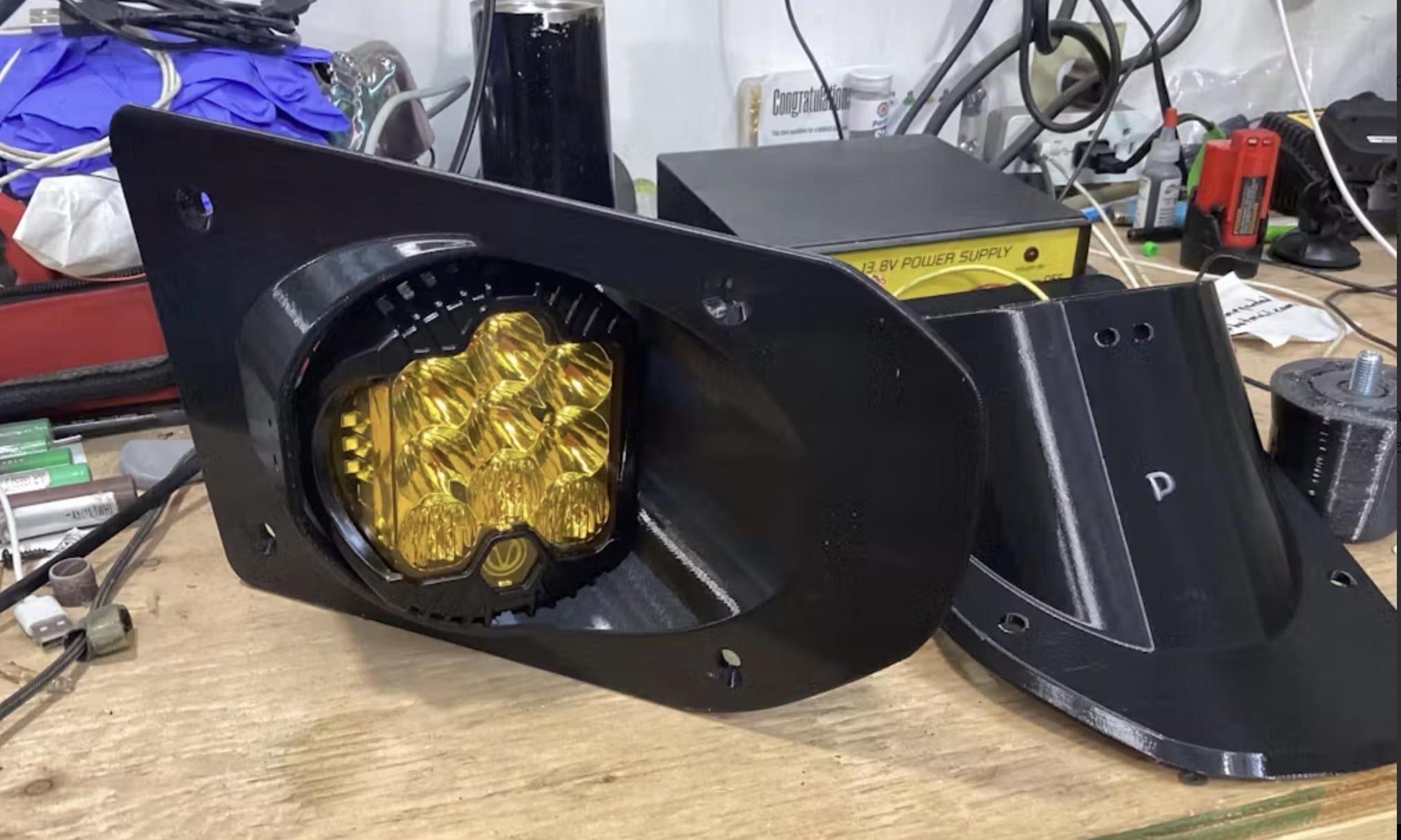 FJ Cruiser 2007–2014 Front Fog Light Mounting Bracket | Durable Off-Road Accessory | Bumper Wing Replacement