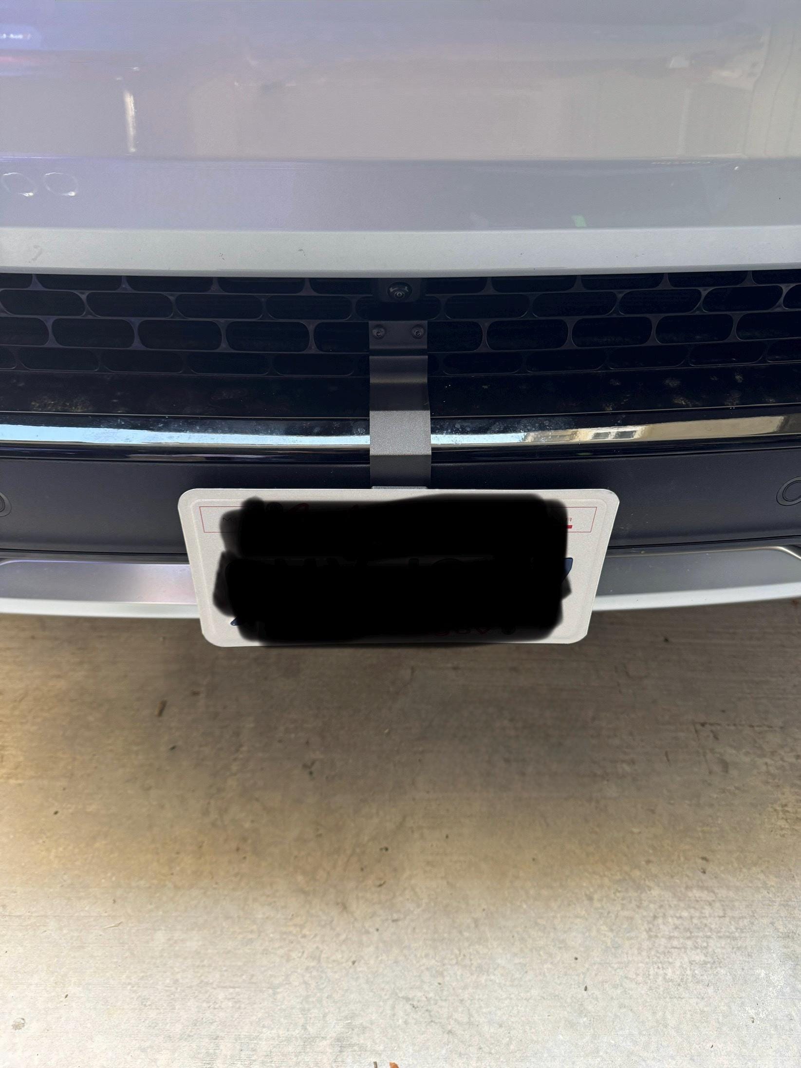 2022-2025 Rivian R1T R1S Front Plate Holder | Heavy-Duty, No-Drill, 3D Printed Bracket with Hardware