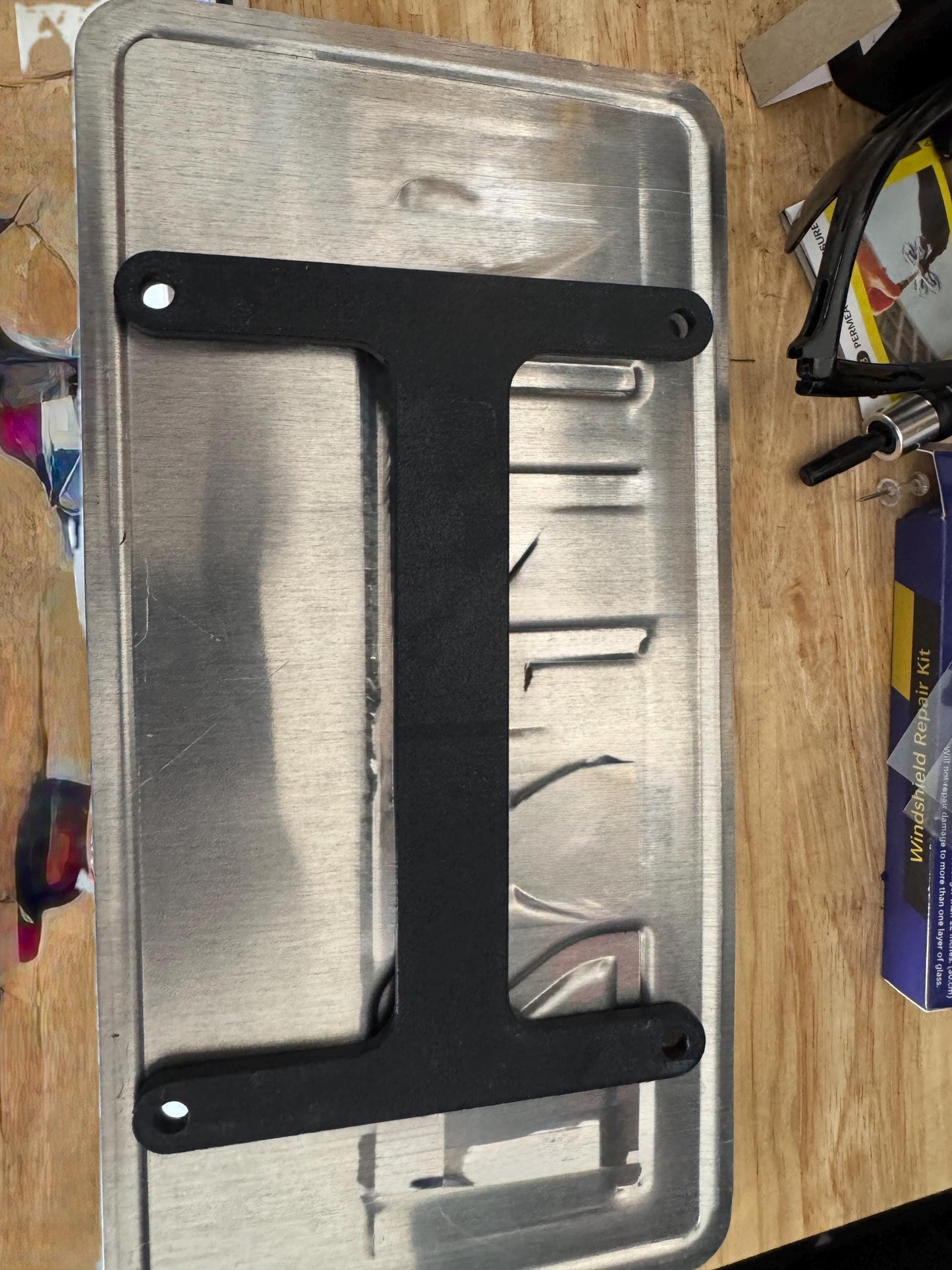 Rivian R1T / R1S Rear License Plate Holder (2022–2026) – 3D Printed PPA-CF