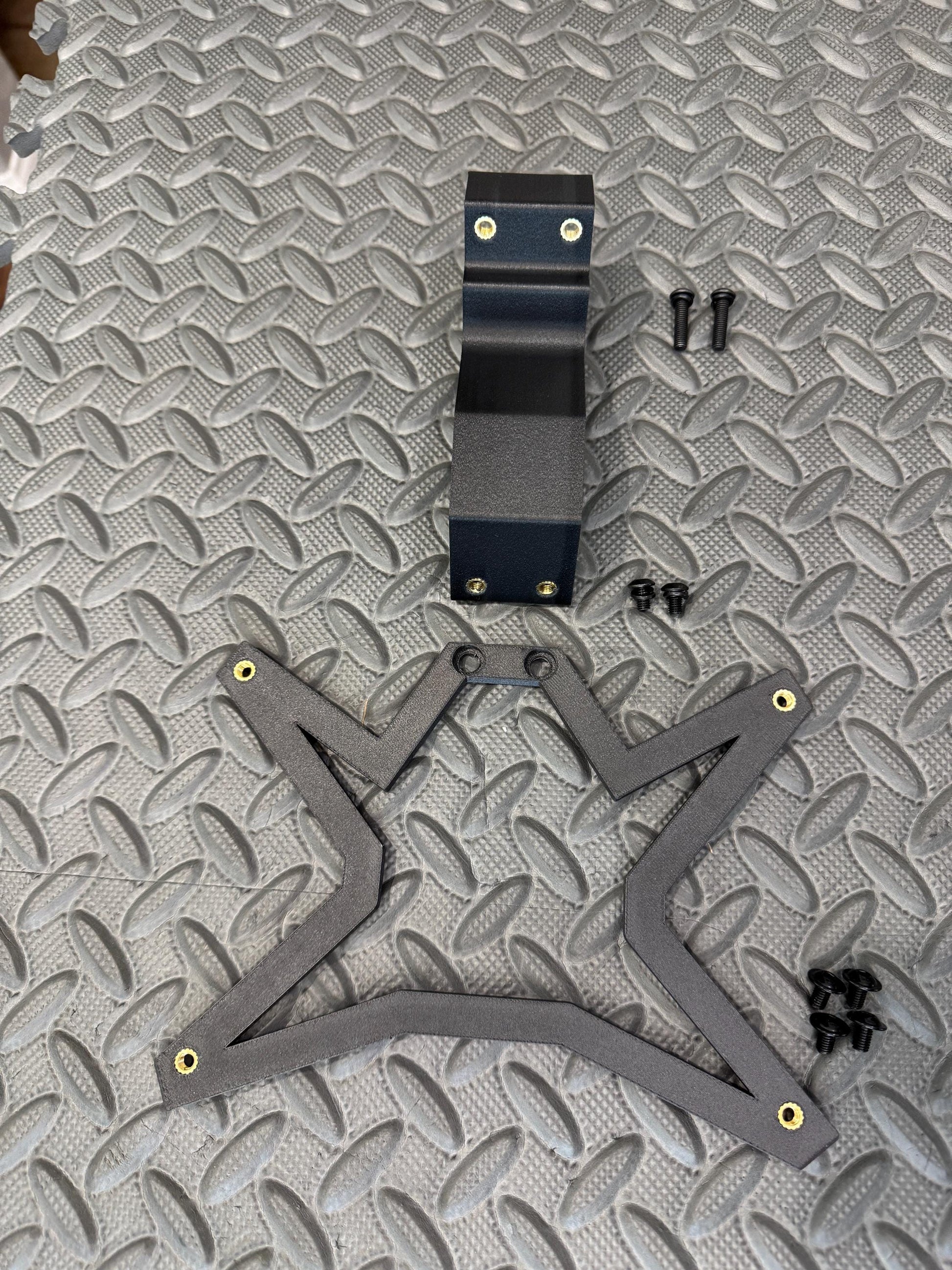 2022-2025 Rivian R1T R1S Front Plate Holder | Heavy-Duty, No-Drill, 3D Printed Bracket with Hardware