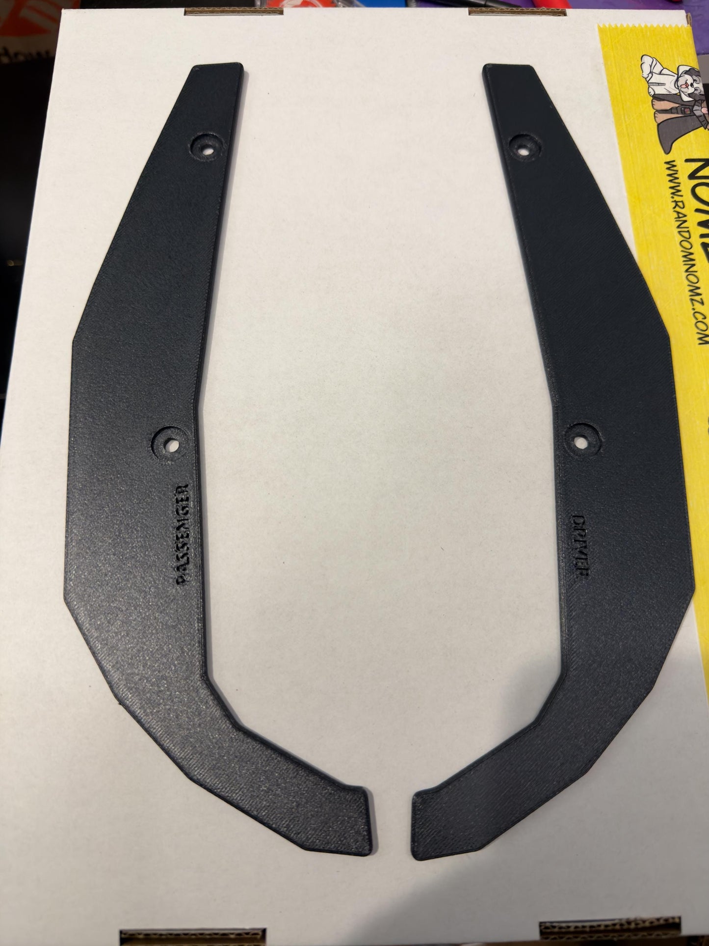 Rivian R1S 2022 - 2026 Splash Guards (Pair) – Low-Profile Deflectors