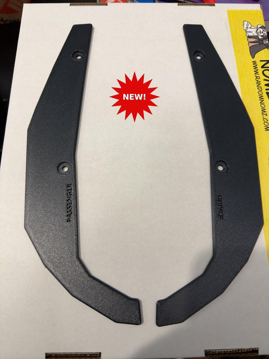 Rivian R1S 2022 - 2026 Splash Guards (Pair) – Low-Profile Deflectors