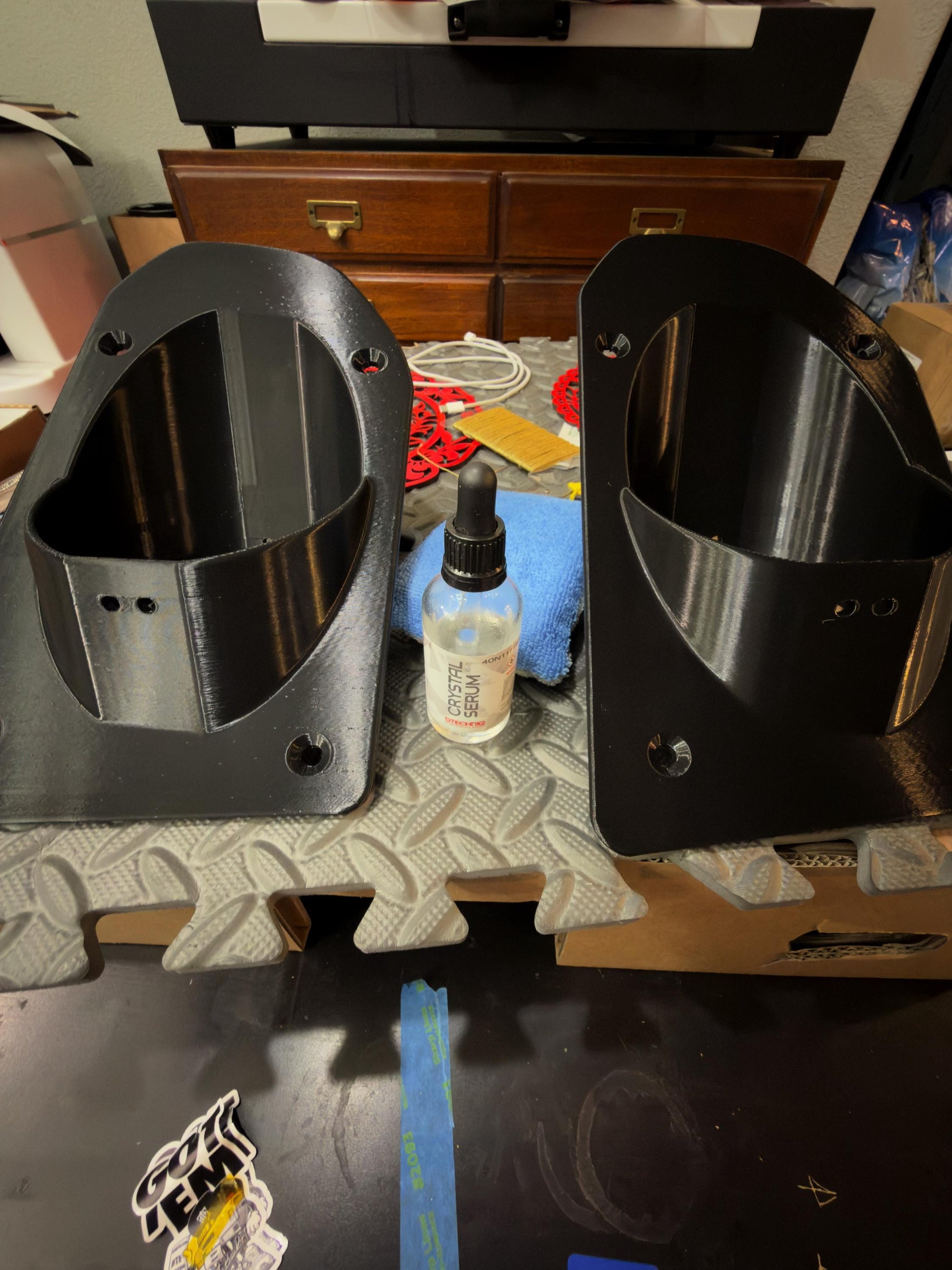 FJ Cruiser Fog Light Mounting Brackets - Bumper Wing Replacement - Off-Road Accessory