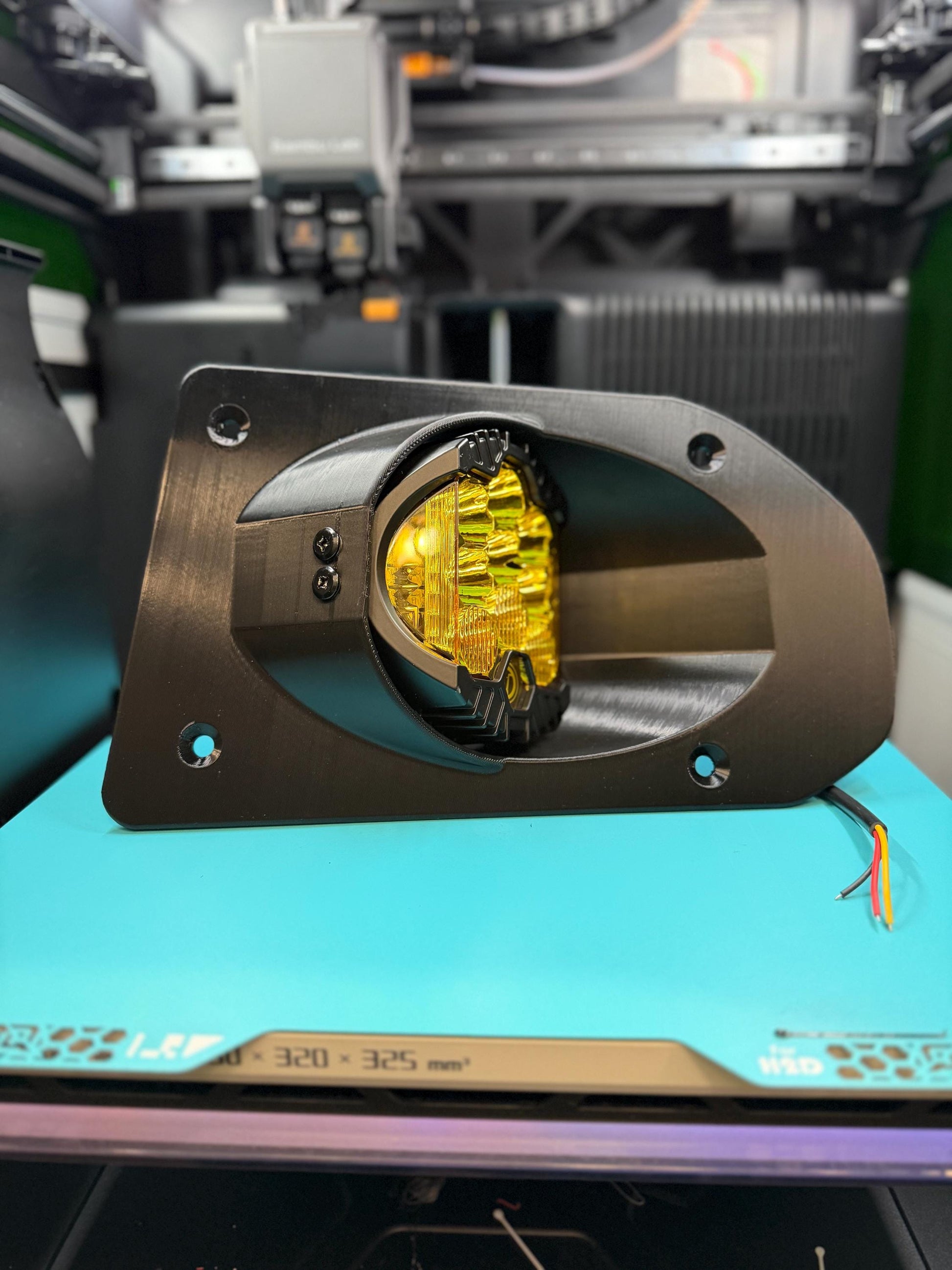 FJ Cruiser Fog Light Mounting Brackets - Bumper Wing Replacement - Off-Road Accessory