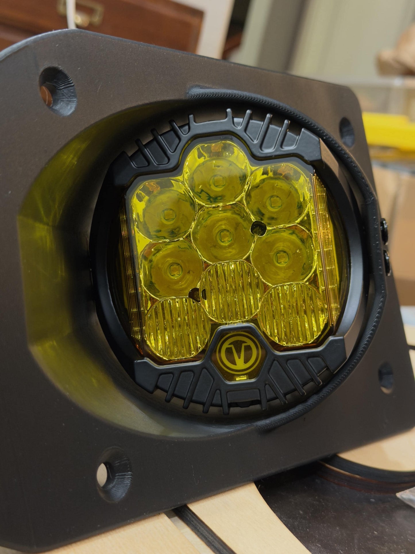 FJ Cruiser Fog Light Mounting Brackets - Bumper Wing Replacement - Off-Road Accessory