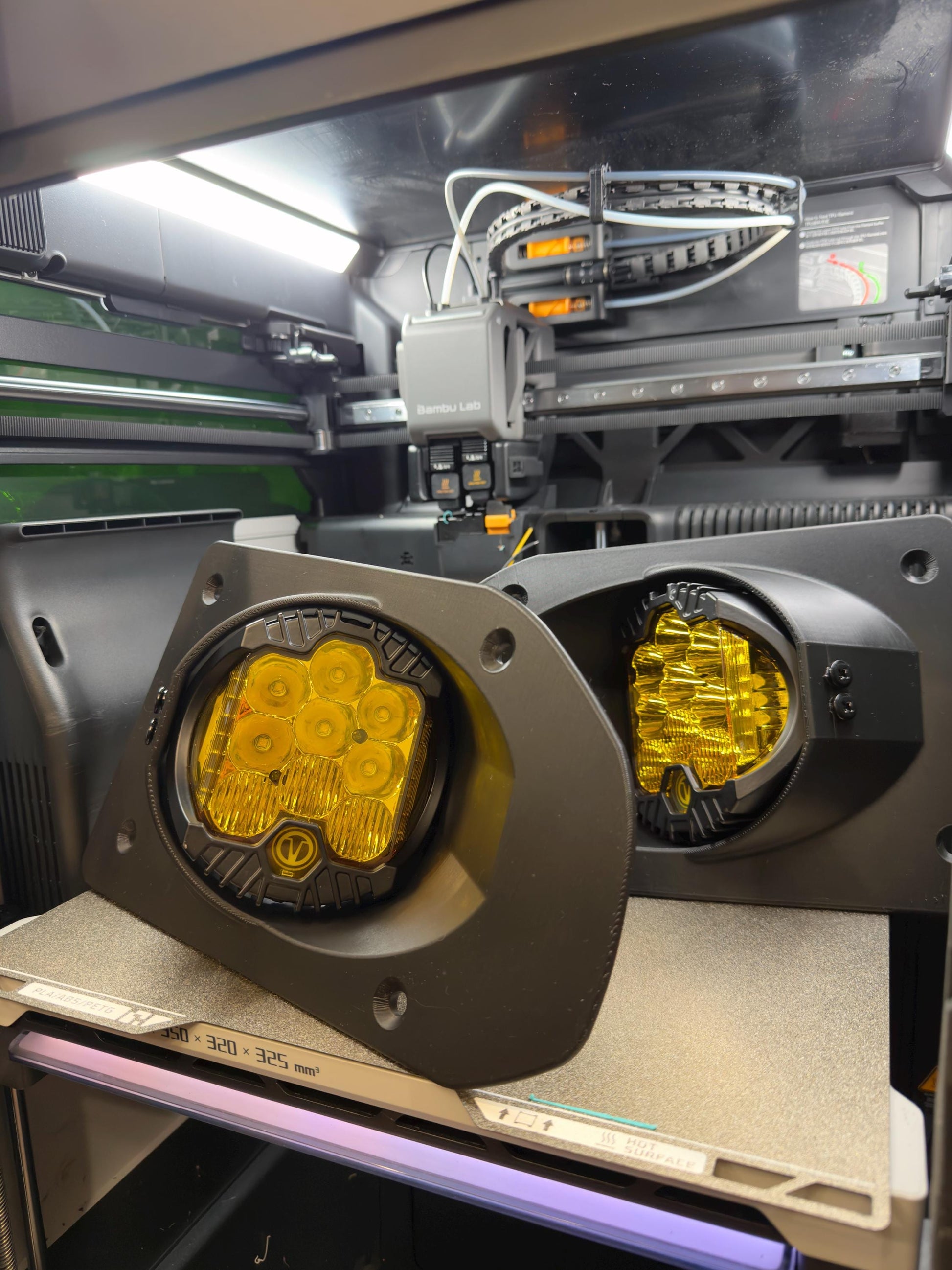 FJ Cruiser Fog Light Mounting Brackets - Bumper Wing Replacement - Off-Road Accessory