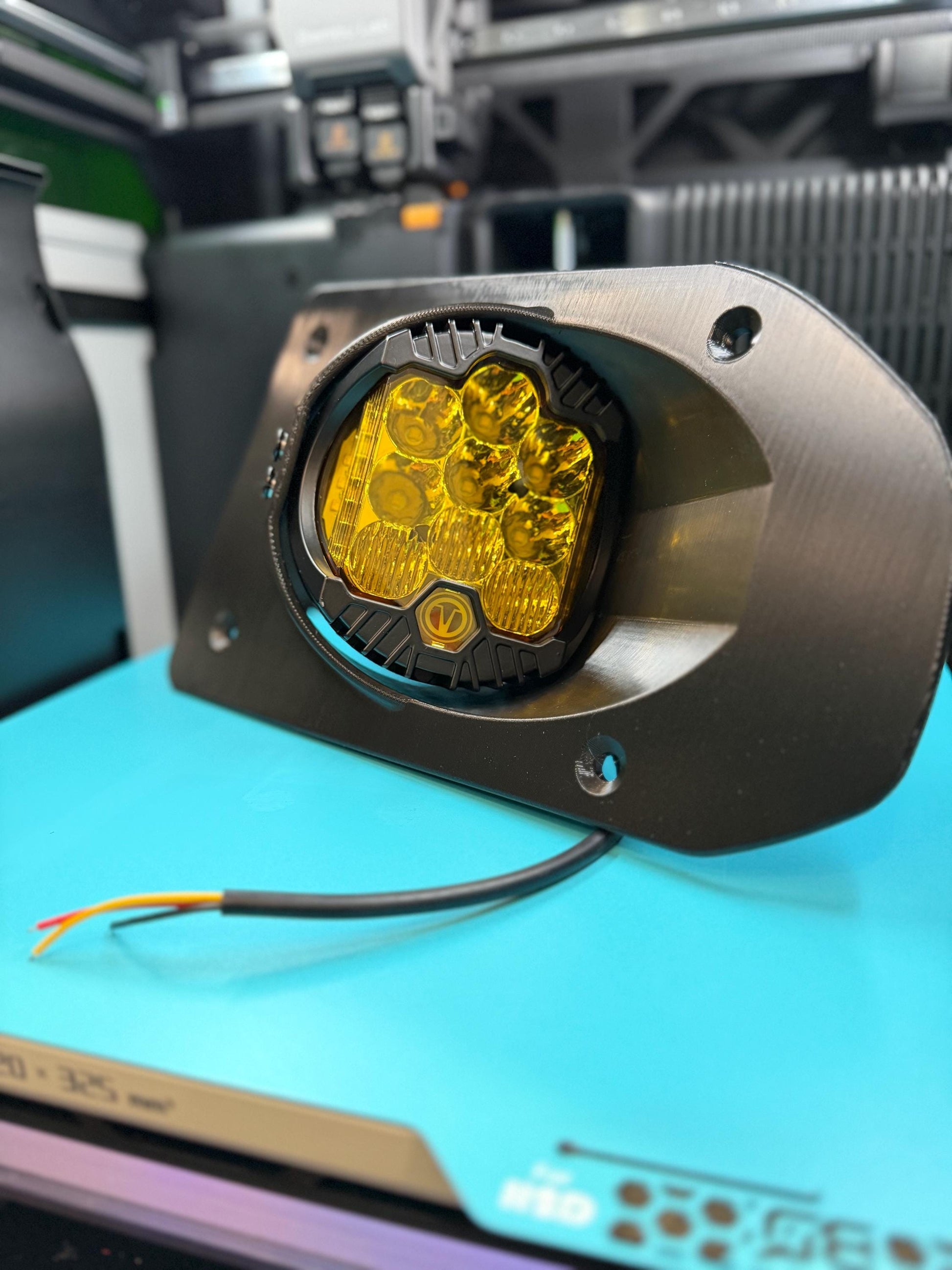 FJ Cruiser Fog Light Mounting Brackets - Bumper Wing Replacement - Off-Road Accessory