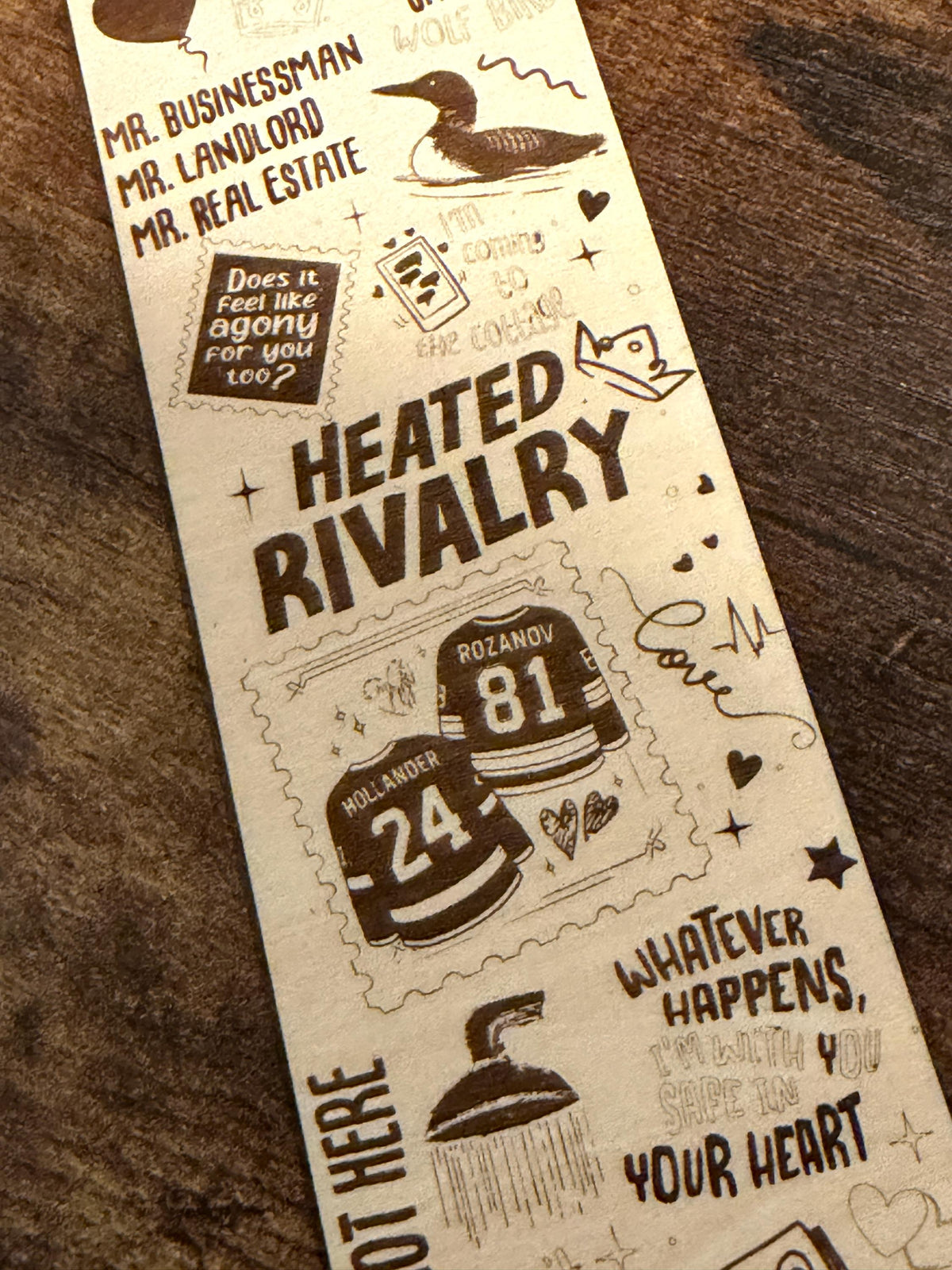 Heated Rivalry Bookmark