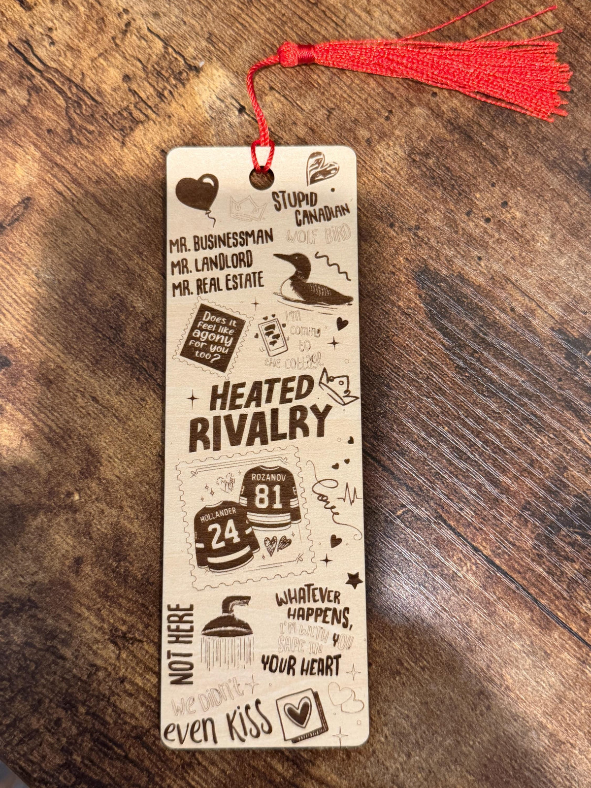 Heated Rivalry Bookmark