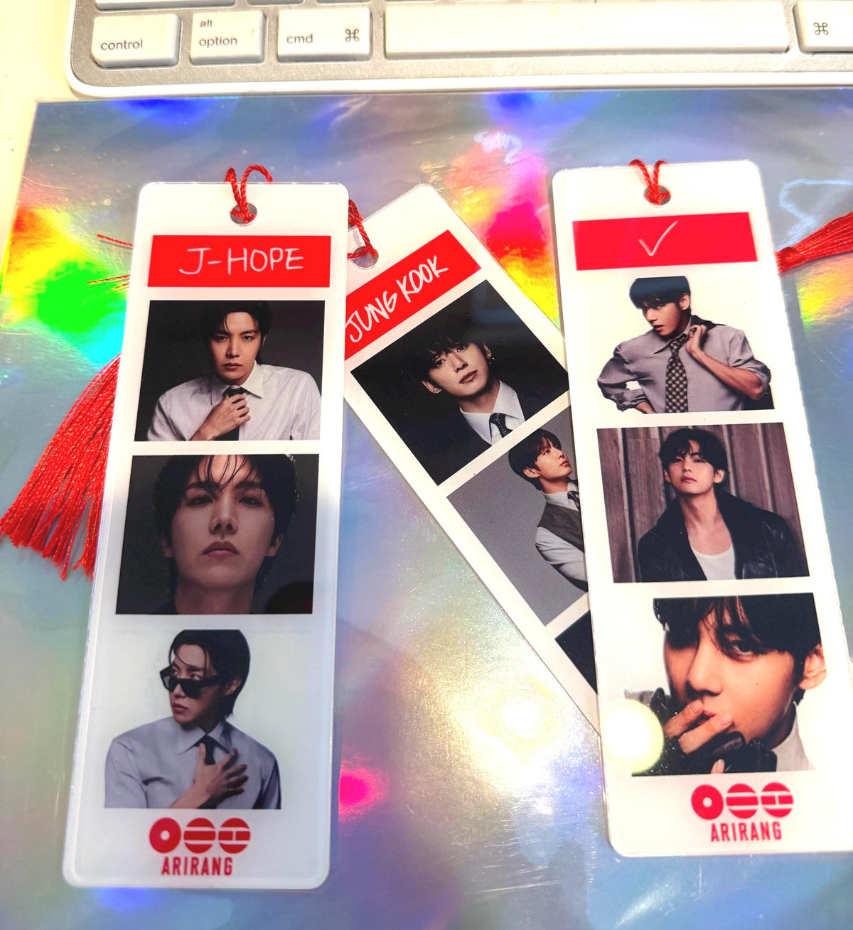 BTS Arirang Inspired Acrylic Bookmark – Member Bookmark