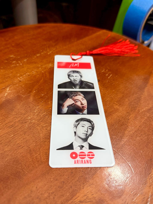 BTS Arirang Inspired Acrylic Bookmark – Member Bookmark