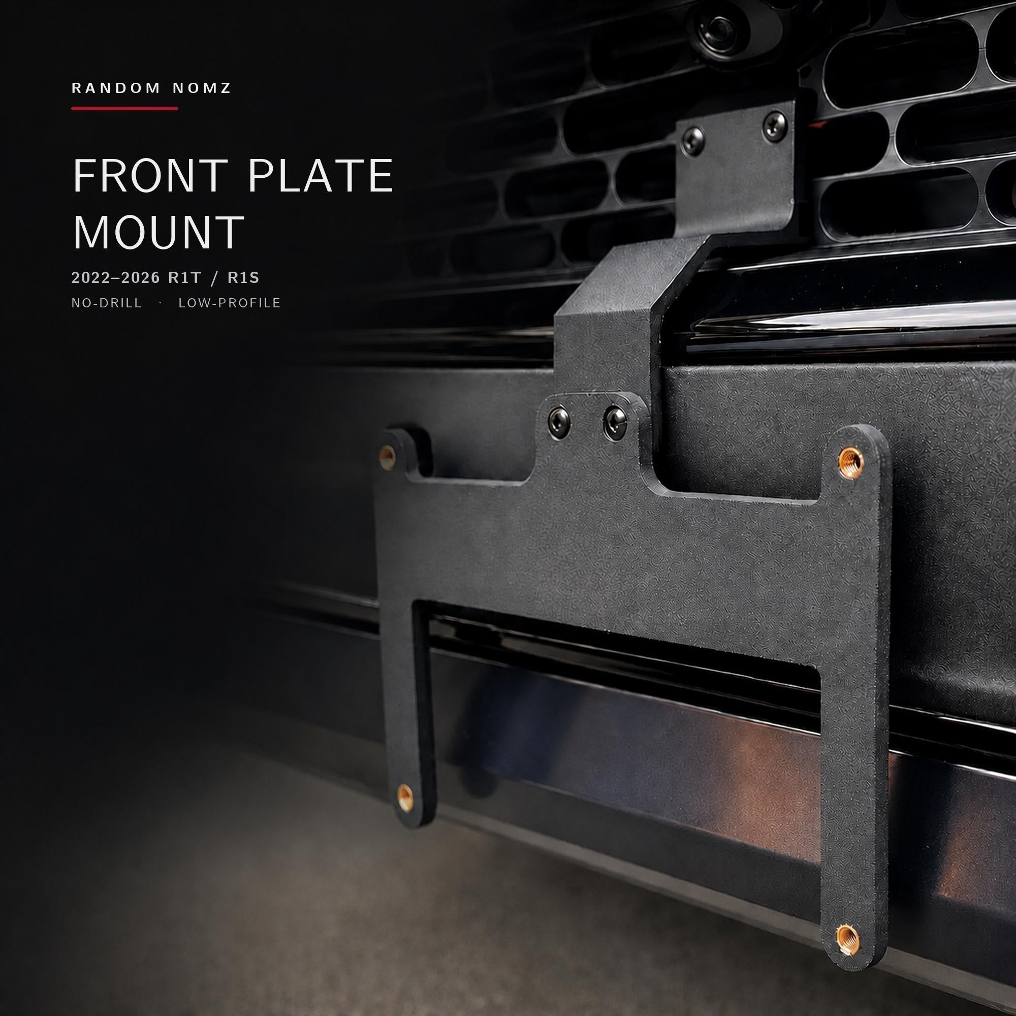 Rivian R1S/R1T front license plate bracket